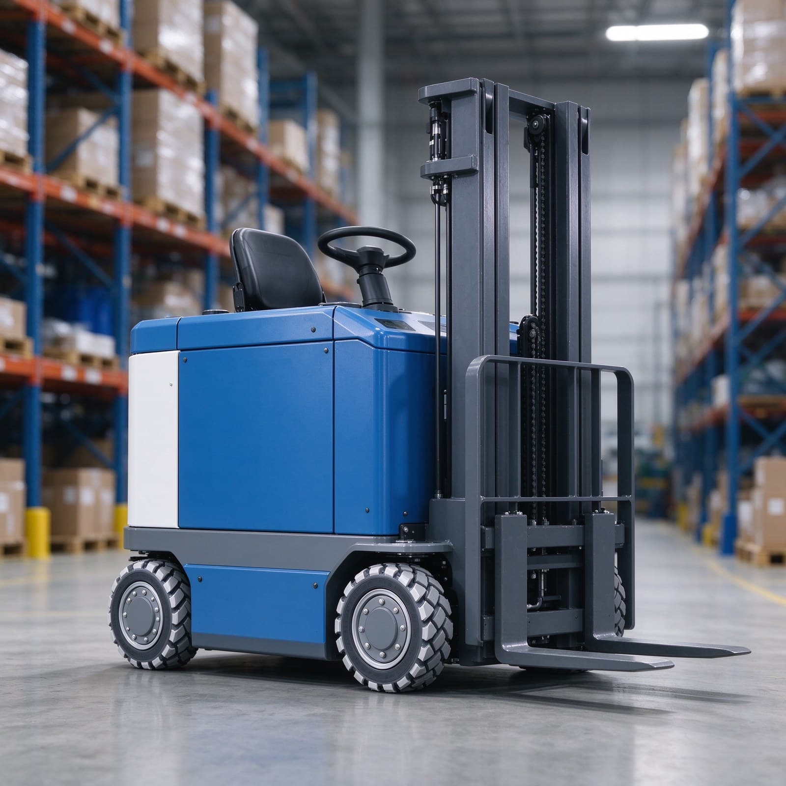 Zhenyu Robotics autonomous unmanned forklift with Front pick-up, lifting height…