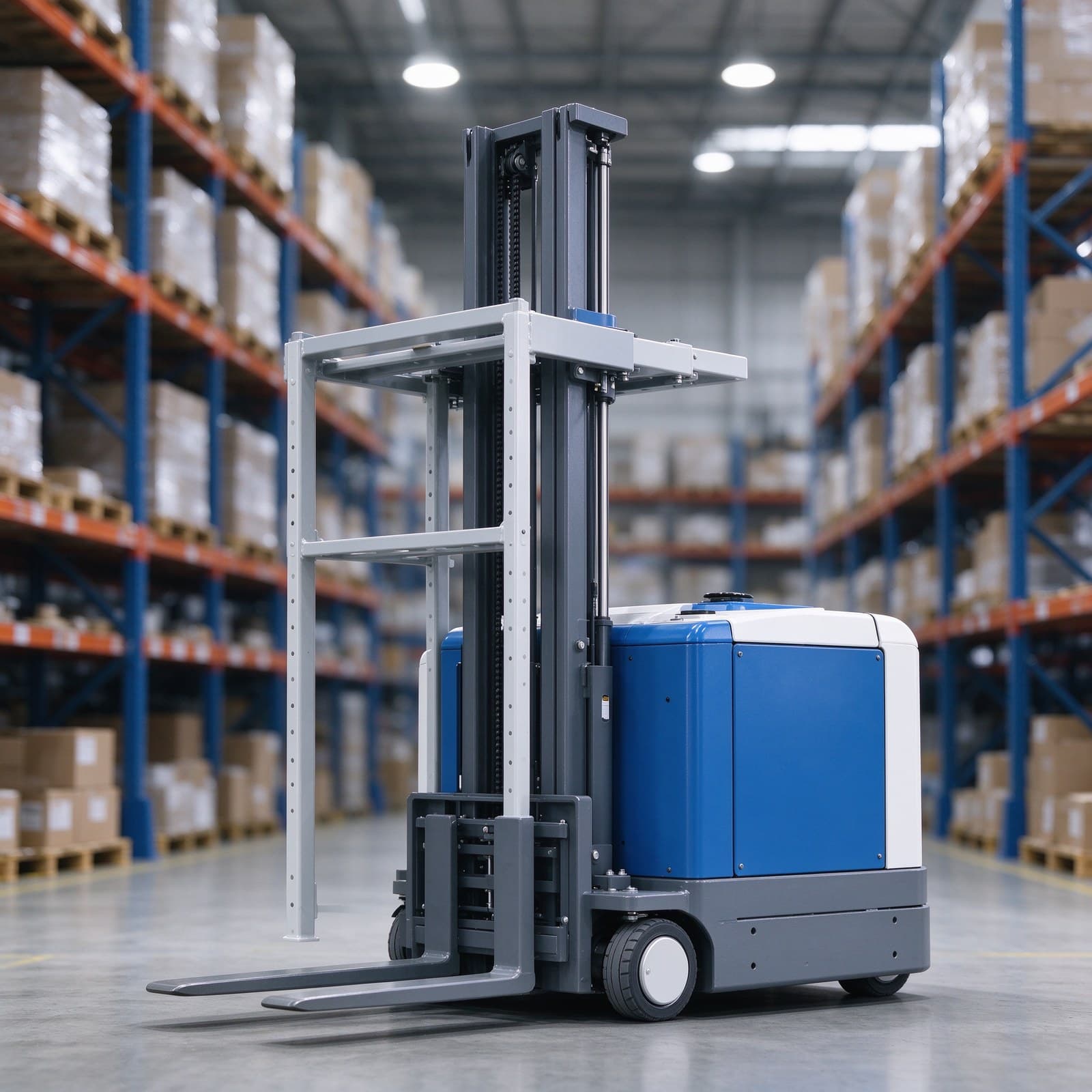 Zhenyu Robotics unmanned material handling robot with Precision docking lifting, lif… and Laser, QR Code, Magnetic Strip…